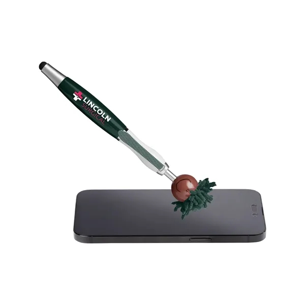 6.25" multicultural MopTopper™ pen, stylus and screen cleaner with dark character... from ASI 79530 Prime Line