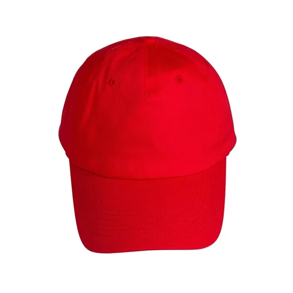 Medium profile five-panel 100% cotton twill cap with pre-curved visor and... from ASI 79530 Prime Line