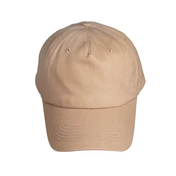 Medium profile five-panel 100% cotton twill cap with pre-curved visor and... from ASI 79530 Prime Line