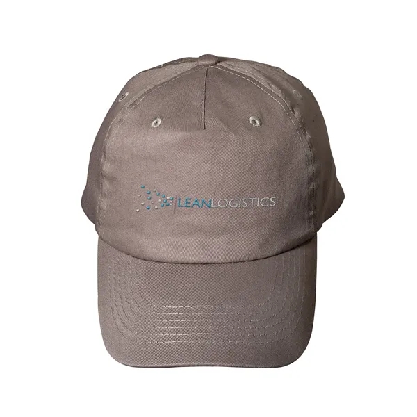 Medium profile five-panel 100% cotton twill cap with pre-curved visor and... from ASI 79530 Prime Line