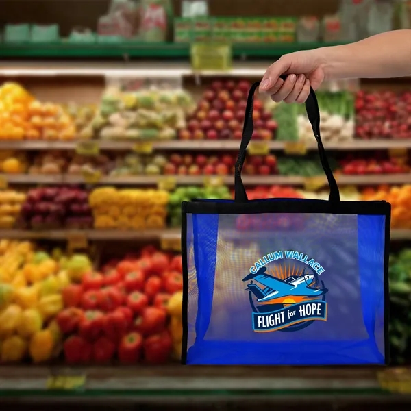 Recycled Mesh Grocery Tote... from ASI 30208 A P Specialties / AP Specialties