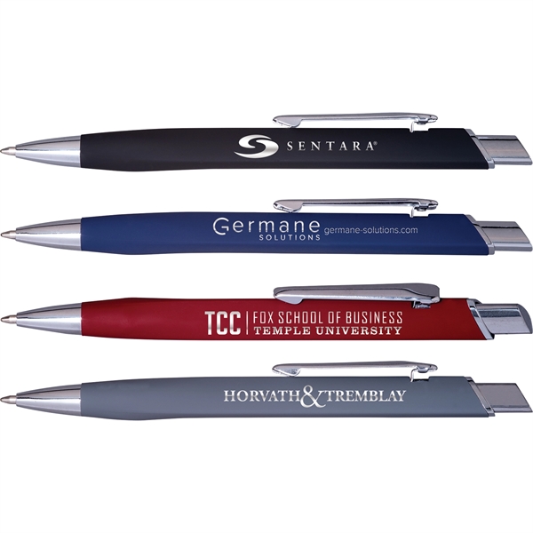 Sleek European style executive pen provides a comfortable feel no matter... from ASI 61966 HPG / Hub Pen