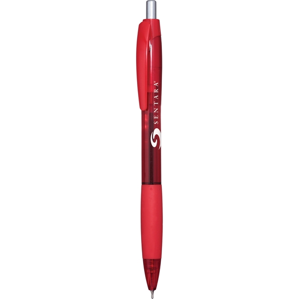 Keep your brand on their minds with this translucent plastic pen... from ASI 61966 HPG / Hub Pen