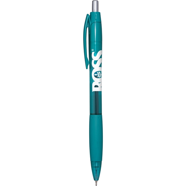 Keep your brand on their minds with this translucent plastic pen... from ASI 61966 HPG / Hub Pen