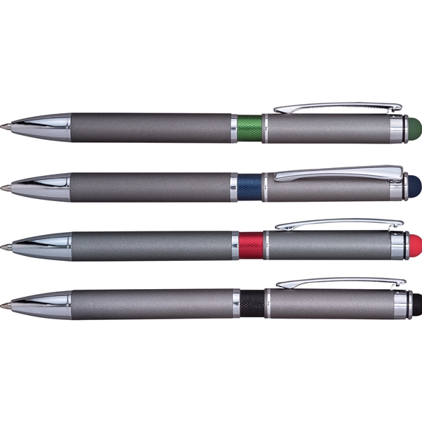 Colorful upgrade to our popular Farrella metal executive pen with stylus... from ASI 61966 HPG / Hub Pen