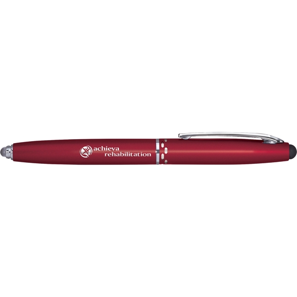 Ultramodern multifunction executive pen with handy stylus and LED.... from ASI 61966 HPG / Hub Pen