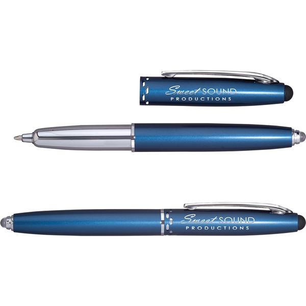 Ultramodern multifunction executive pen with handy stylus and LED.... from ASI 61966 HPG / Hub Pen
