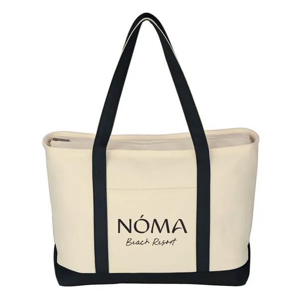 13" x 11" x 6"  cotton canvas tote bag with... from ASI 63549 Jornik Manufacturing Corp