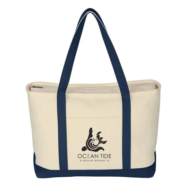 13" x 11" x 6"  cotton canvas tote bag with... from ASI 63549 Jornik Manufacturing Corp