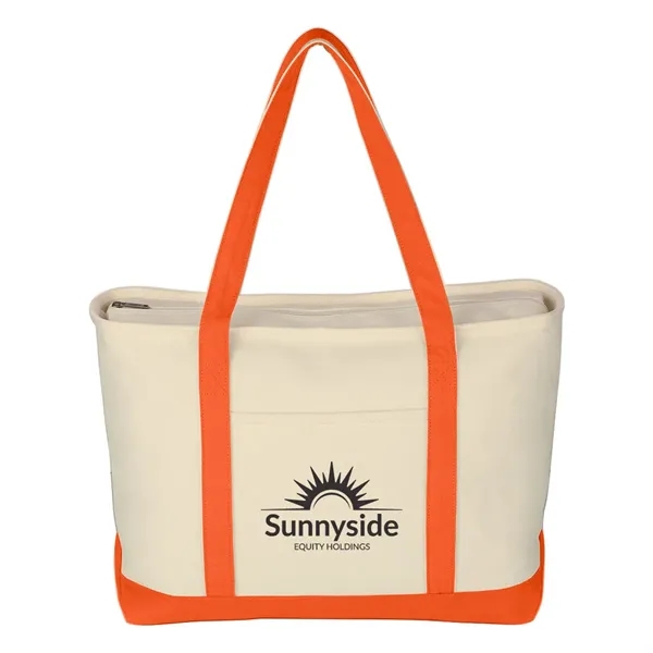 13" x 11" x 6"  cotton canvas tote bag with... from ASI 63549 Jornik Manufacturing Corp