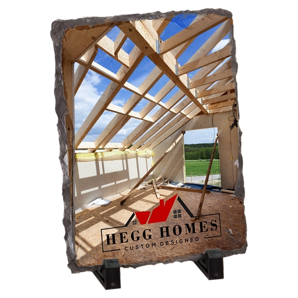 Glossy 5 1/2" x 7 1/2" stone sign in a rectangular... from ASI 92531 Unique Custom Products / UCP