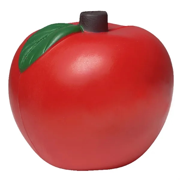 Red apple shaped stress reliever made of polyurethane foam.... from ASI 68507 The Magnet Group / Perfect Line