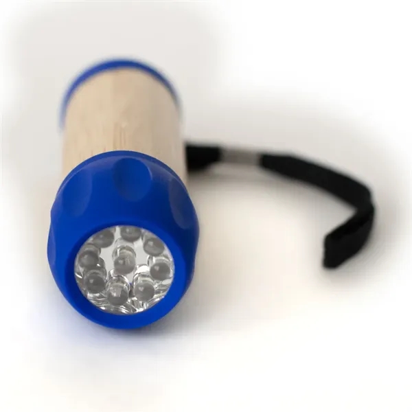 Bamboo flashlight with 9 LED lights.... from ASI 68507 The Magnet Group