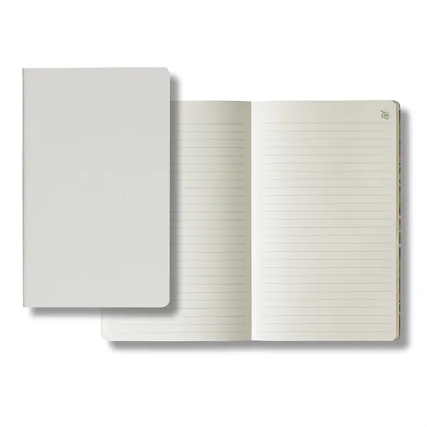 64-page saddle stitched journal with green ruled paper and rear pocket.... from ASI 68507 The Magnet Group / Castelli