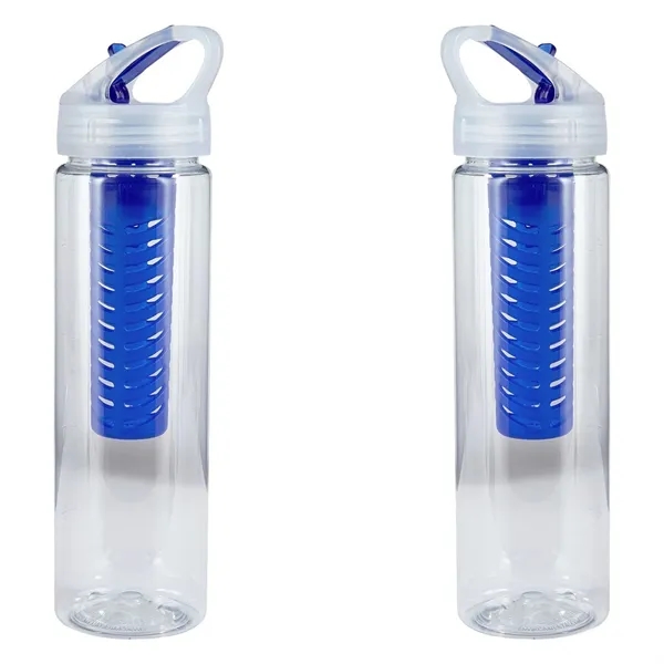 Flavor mate sport bottle with fruit infuser, screw-on sip-top lid, and... from ASI 68507 The Magnet Group / Perfect Line