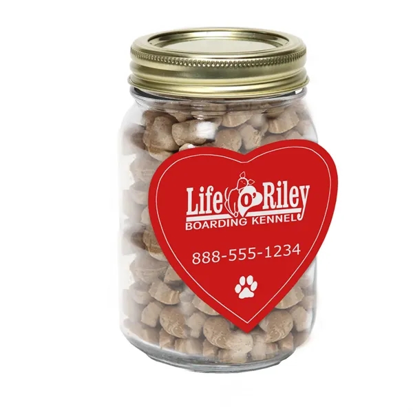 Pint Jar with Large Heart Magnet Pet Fill... from ASI 68507 The Magnet Group