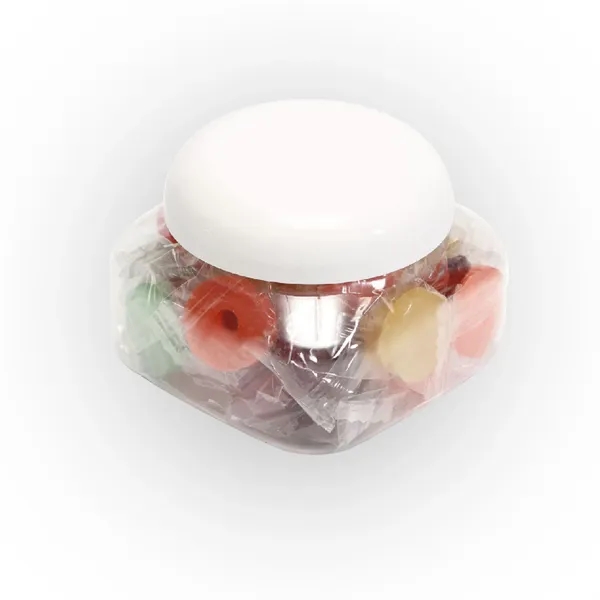 Large Snack Canister filled with your choice of delicious candy and... from ASI 68507 The Magnet Group / The 1919 Candy Company