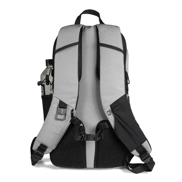 Nomad Eco Backpack with adjustable side pockets, 15.6" laptop capacity, and... from ASI 68507 The Magnet Group / Innovations by Magnet™