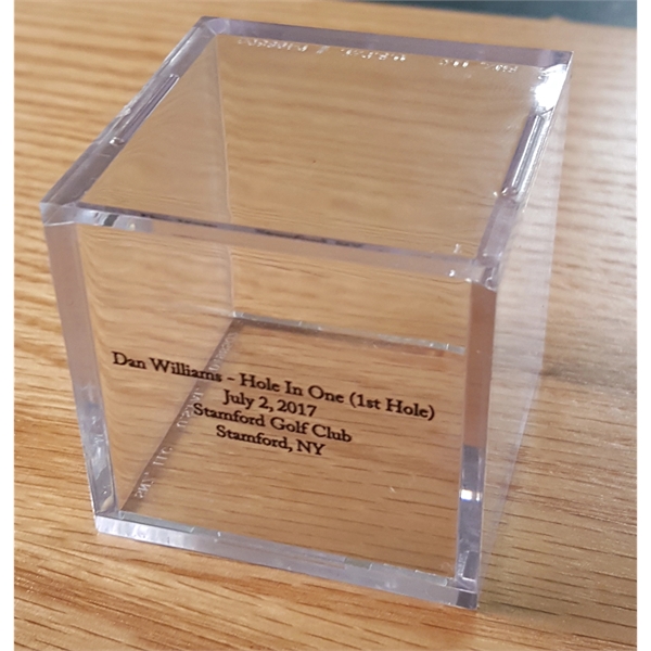 2" x 2" x 2" cubicle acrylic display case for single... from ASI 92531 Unique Custom Products / UCP