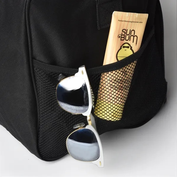 Nylon cooler with pockets, handle, and shoulder strap.... from ASI 68507 The Magnet Group / The Bag Factory®