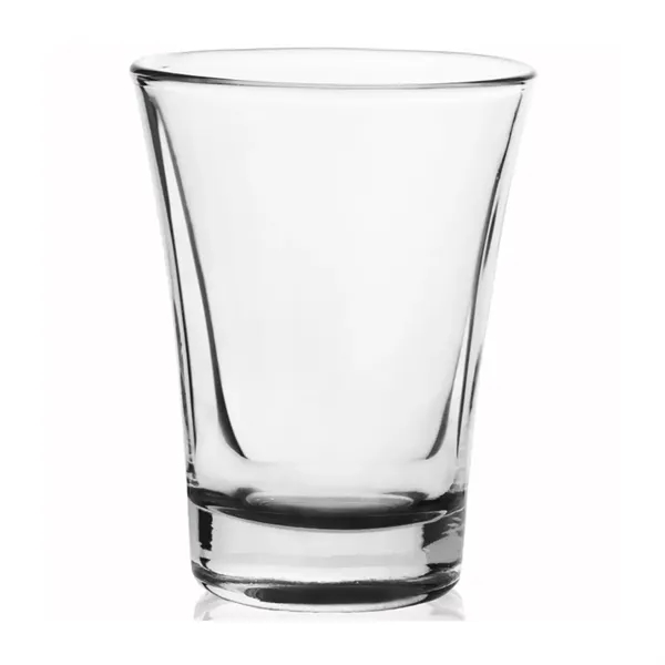 2 oz. clear shot glass.... from ASI 68507 The Magnet Group / Benchmark Crystal & Clocks