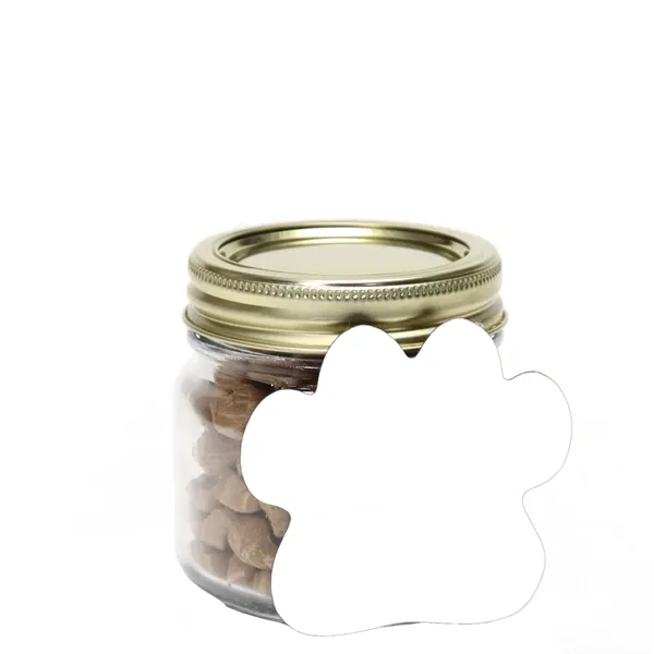 Half Pint Jar with Paw Magnet Pet Fill... from ASI 68507 The Magnet Group