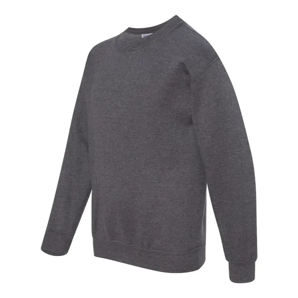 Youth 8.0 oz., 50% cotton / 50% polyester crewneck sweatshirt. Blank... from ASI 84358 S&S Activewear