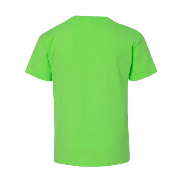 Youth 5.3 oz pre-shrunk, 100% heavy cotton t-shirt. Blank product.... from ASI 84358 S&S Activewear