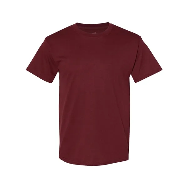 Hanes adult T-shirt made of cotton/polyester with up to 5% recycled... from ASI 84358 S&S Activewear