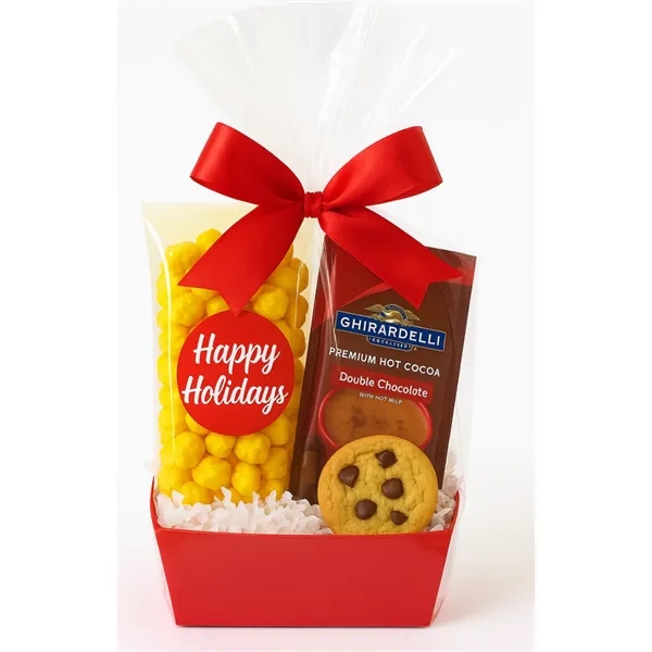 Happy Holiday Cocoa and Cookie Basket... from ASI 89971 Stuff A Mug