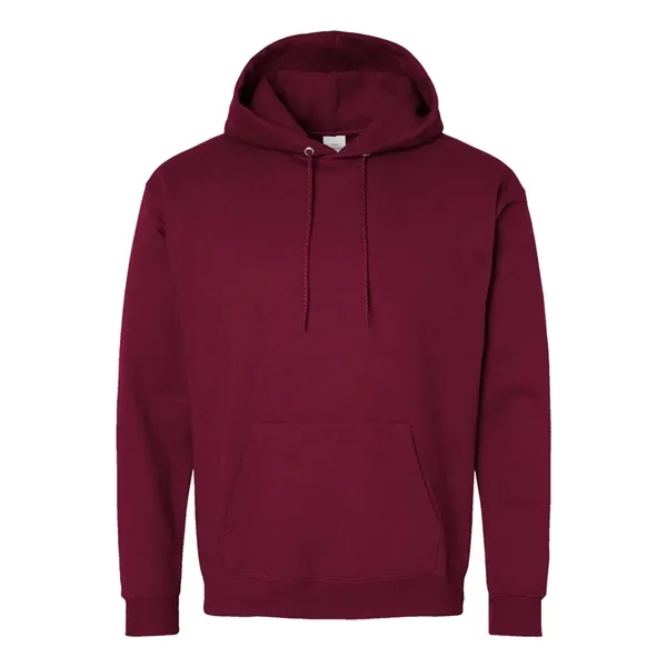 Cotton/polyester fleece pullover hoodie with an extra-large front pouch pocket and... from ASI 84358 S&S Activewear