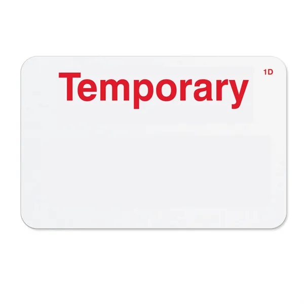 Simple and effective. Single-piece, adhesive-back expiring visitor badges with a choice... from ASI 79898 Promovision / PROMOVISION