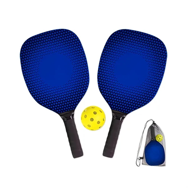 Pickleball paddle kit in a mesh pouch with drawstring closure with... from ASI 37218 Athena Promo (tm)