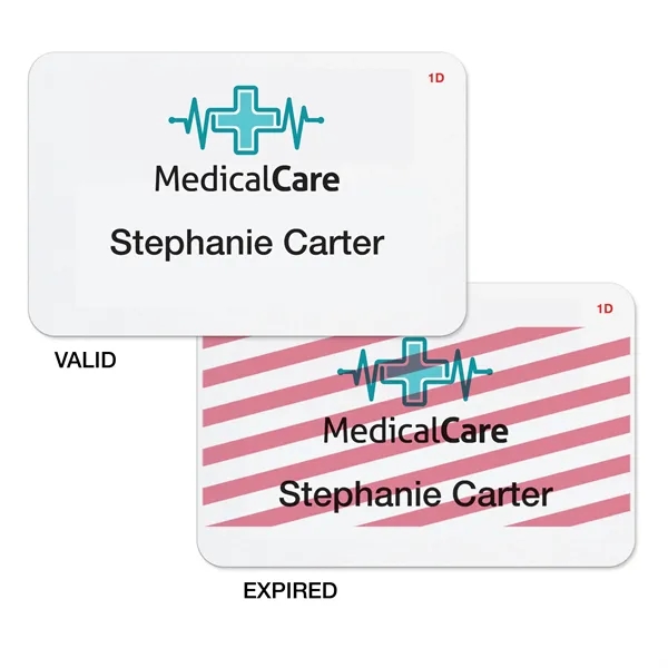 These single-piece, adhesive-back expiring visitor badges are so easy to use.... from ASI 79898 Promovision / PROMOVISION