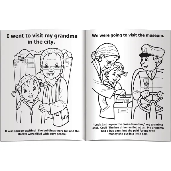 Coloring Book - Public Transportation... from ASI 54100 Fields Manufacturing Inc / Better Life Line