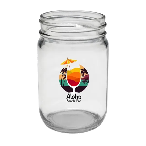 12 oz. Mason jar made of thick and durable glass with... from ASI 39552 BEL Promo