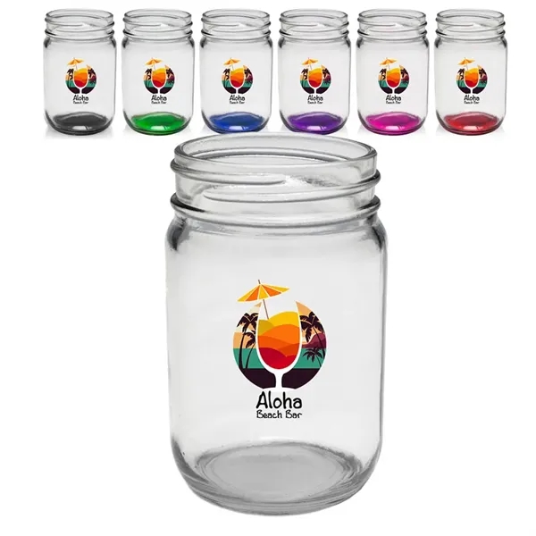 12 oz. Mason jar made of thick and durable glass with... from ASI 39552 BEL Promo