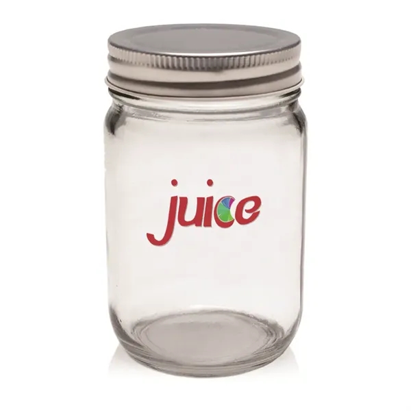 12 oz. Mason jar made of thick and durable glass with... from ASI 39552 BEL Promo