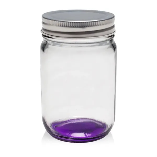 12 oz. Mason jar made of thick and durable glass with... from ASI 39552 BEL Promo