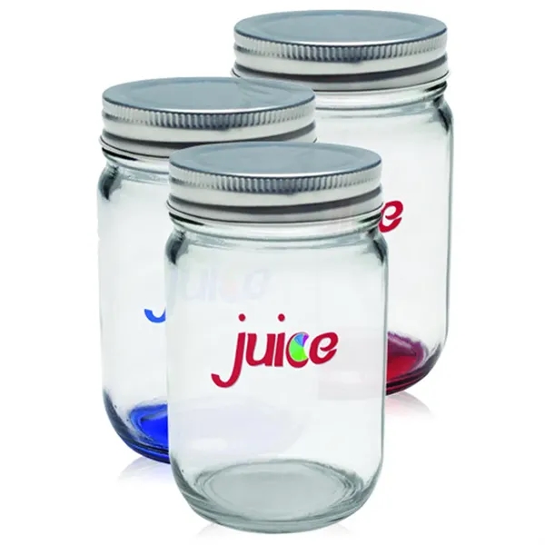 12 oz. Mason jar made of thick and durable glass with... from ASI 39552 BEL Promo