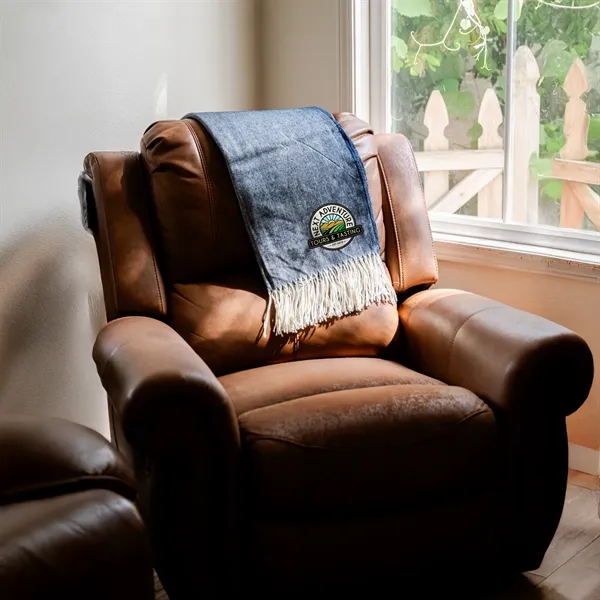 Fringed Throw Blanket... from ASI 30208 A P Specialties / AP Specialties