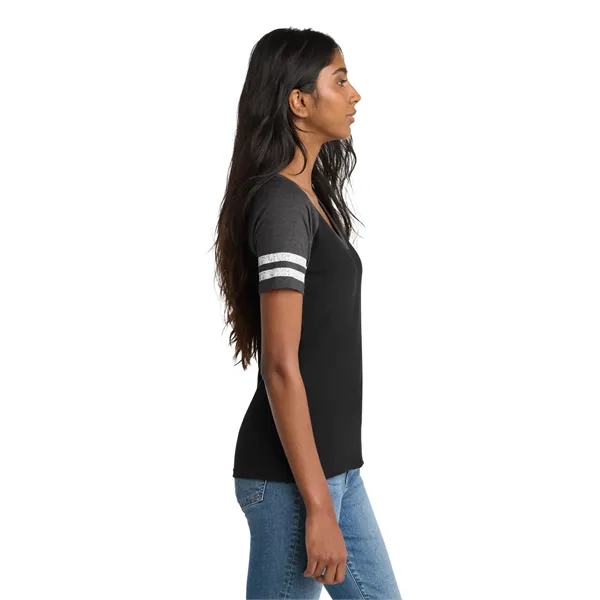 District Women's Game V-Neck Tee.... from ASI 84863 SanMar