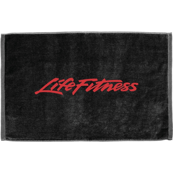 16" x 25" medium weight hemmed color golf towel.... from ASI 90913 Terry Town