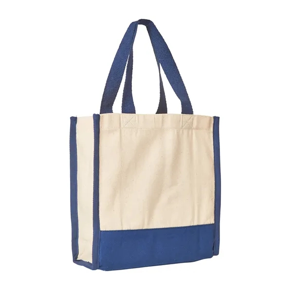 9.9" x 10.3" x 3.6" junior mini cotton box-style tote bag... from ASI 79530 Prime Line