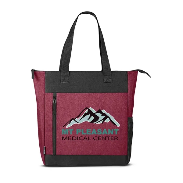 4.125" x 15" x 13" polyester, nylon and PVC zippered tote... from ASI 79530 Prime Line