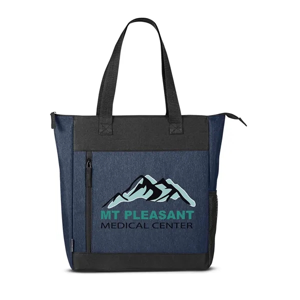 4.125" x 15" x 13" polyester, nylon and PVC zippered tote... from ASI 79530 Prime Line