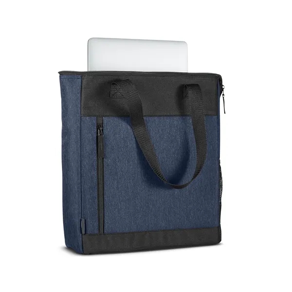 4.125" x 15" x 13" polyester, nylon and PVC zippered tote... from ASI 79530 Prime Line