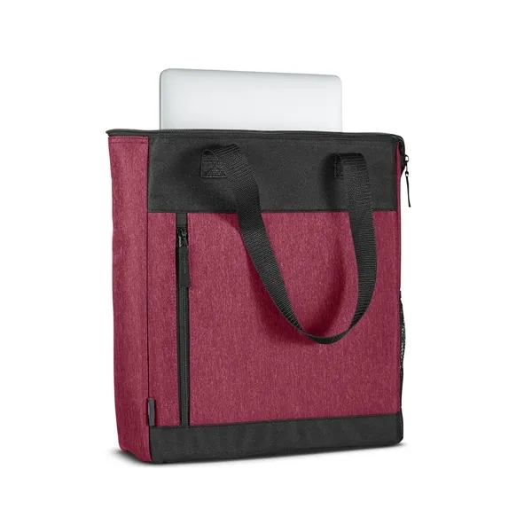 4.125" x 15" x 13" polyester, nylon and PVC zippered tote... from ASI 79530 Prime Line