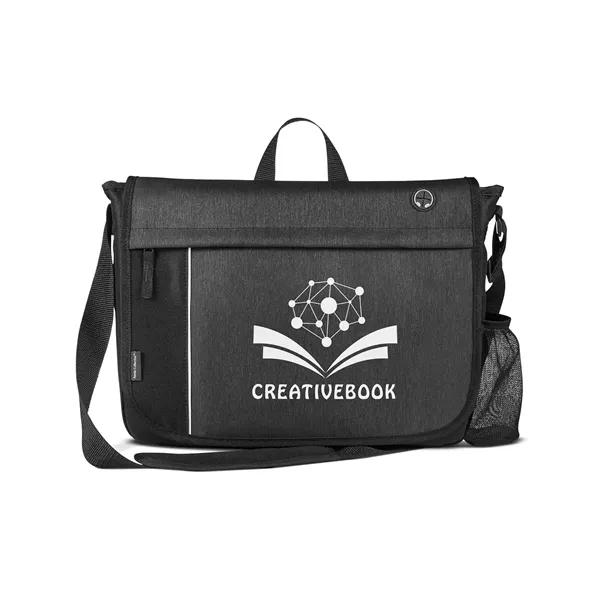 3.54" x 11.22" x 14.96" polyester, nylon and PVC messenger-style bag... from ASI 79530 Prime Line