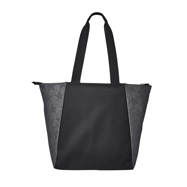 12.2" x 14" x 4.5"polyester Constellation zippered tote bag with Dobby... from ASI 79530 Prime Line